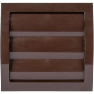 Ventilatsioonirest, ribidega, putukavõrguga, pruun (Ø100mm)