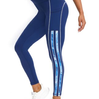 Naiste spordileggingsid taskutega, mustad (s. XXL)