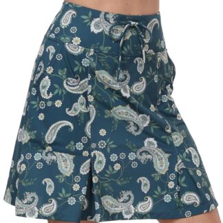 Kõrge vöökohaga naiste tenniseselik sisepükstega, tumeroheline (S)