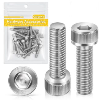 Roostevabast terasest sisekuuskantkruvid (20tk, M6x25mm)