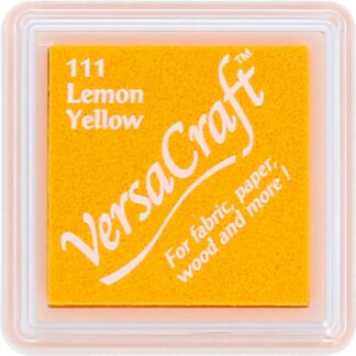 Tekstiilist tindipadi, sidrunkollane (3x3cm)