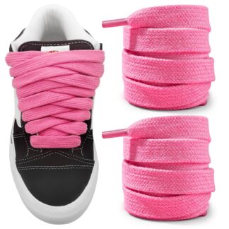 Laiad kingapaelad, roosa (15mm, 115cm)