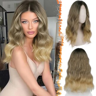 Laineline ombre-parukas, blond (46cm)