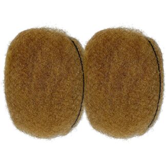 Juuksepuffid, pruun (2tk, 20cm)