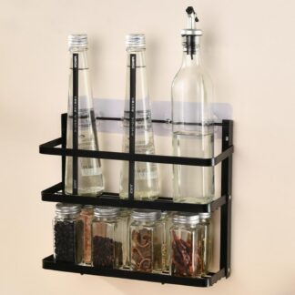 Seinale kinnitatav maitseaineriiul, 2-korruseline