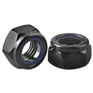 Isefikseeruvad kuuskantmutrid M4, must (25tk)