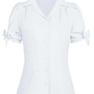 Puhvis varrukatega pluus naistele, heleroosa (XL)