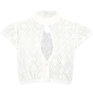 Naiste pitsist dirndl-pluus, valge (s. 44)