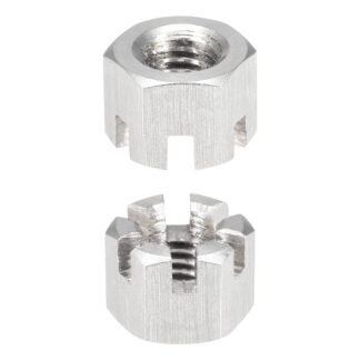 Kuuskantmutrid, hõbedased (5tk, M10x1.5mm)