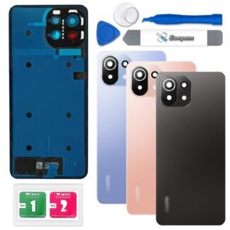 Xiaomi Mi 11 Lite tagakaas, must, paranduskomplekt
