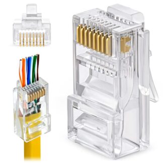 RJ45 CAT6 pistikud (60tk)