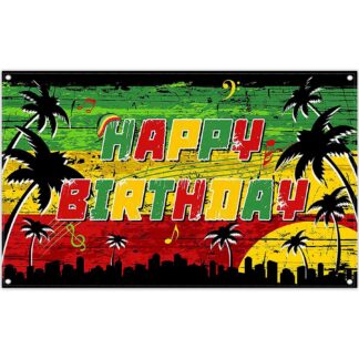 Reggae stiilis foto-taustasein (180x110cm)