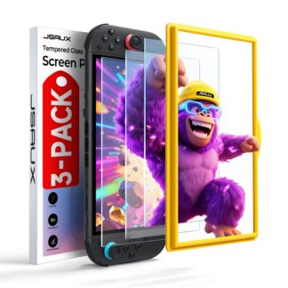 Ekraanikaitseklaas Nintendo Switch 2 konsoolile (3tk)