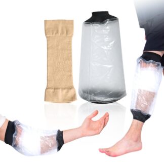 Veekindel käekaitse duši alla, läbipaistev