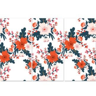 Lillelise mustriga siirdepildid käsitööks, dekoratsioonideks