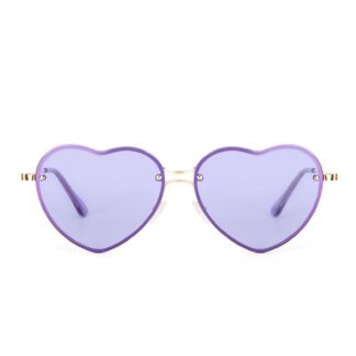 Südamekujulised päikeseprillid naistele, roosa