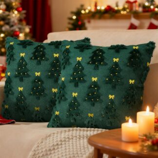 Dekoratiivsed jõuluteemalised padjapüürid (2tk, 45x45cm)