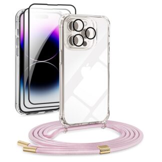 Telefonikaante komplekt iPhone 11 Pro, roosa kuld