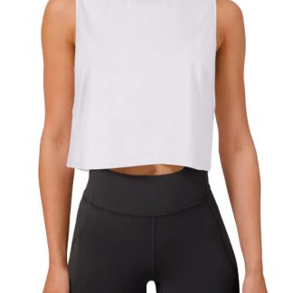 Naiste avar varrukateta treeningsärk, valge (s. L)