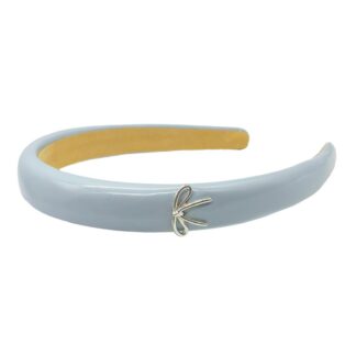 Kunstnahast polsterdatud peapael lipsuga, sinine (üks suurus)