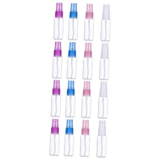 Läbipaistvad reisipudelid (16tk, 15ml)