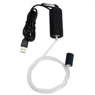 USB akvaariumi õhupump, must