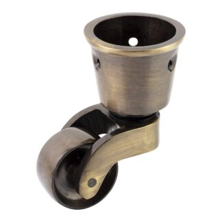 Messingust mööbliratas antiikstiilis (28mm)