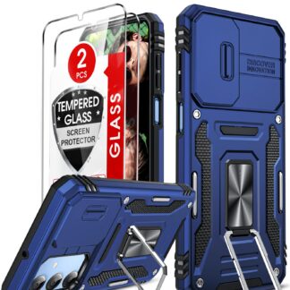 Samsung Galaxy A16 telefonikaaned, põrutuskindel, punane (koos 2 ekraanikaitsega)