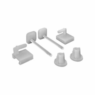 WC-poti kaane asendushinged, nailonist, must