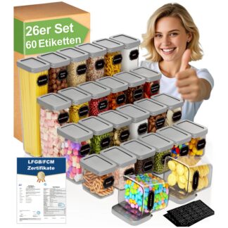 Õhukindlad säilitusanumad (26tk)