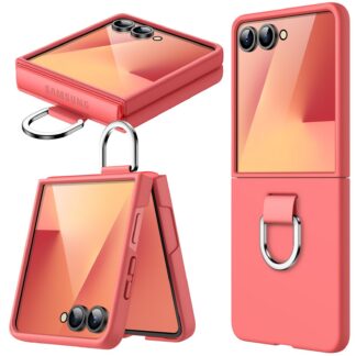 Samsung Galaxy Z Flip 7 telefonikaaned, korallpunane