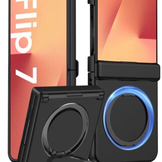 Samsung Galaxy Z Flip 7 telefonikaaned, põrutuskindel, must