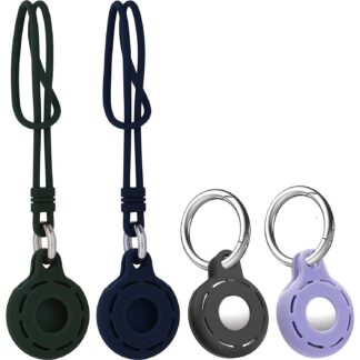 AirTagi silikoonist kaitsekaaned võtmehoidjaga (4tk)