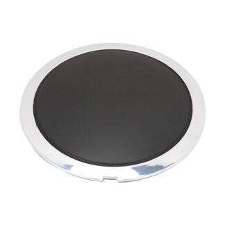 Veljekapsel, must kroomitud servaga