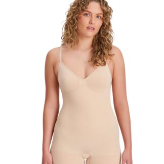 Vormiv bodi naistele, beež (XL)