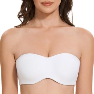 Paelteta vähendav tugikaartega rinnahoidja, valge (s. 85E)