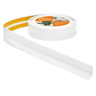 Painduv iseliimuv põrandaliist, valge 5 meetrit