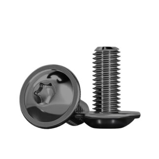 Madalpeakruvi kraega, roostevaba teras, must (20tk, M5x20mm)