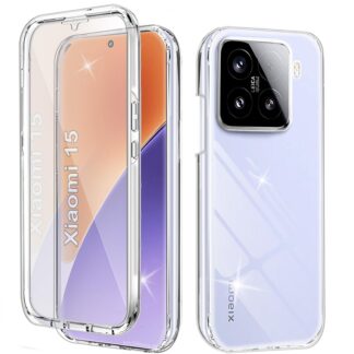 Telefonikaaned Xiaomi 15, ekraanikaitsmega, läbipaistev