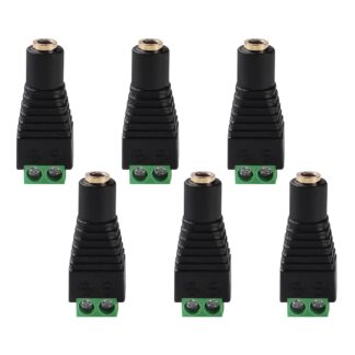 AUX-adapter, kruviühendusega (6tk, 3.5mm)