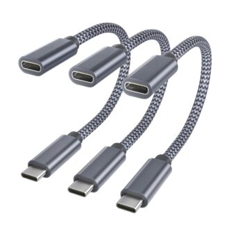 USB-C andmeblokeerija adapter, must (3tk)