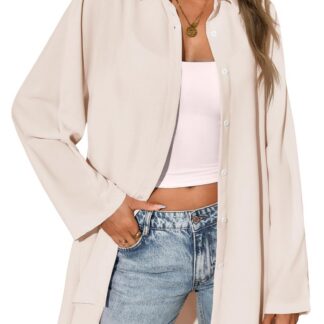 Naiste satiinist pluus, beež (XL)