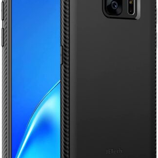 Telefonikaaned Samsung Galaxy S7, süsinikkiust disain, must