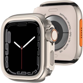 Nutikella kaitseümbris, 2-ühes, titaanist teras Apple Watch Series 6/SE/5/4 44mm