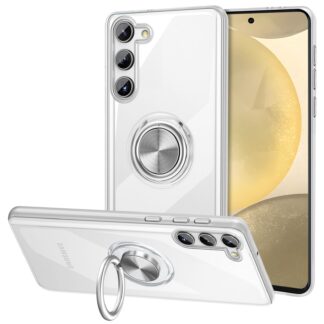 Samsung Galaxy S24 Plus telefonikaaned, läbipaistev, hoidikuga