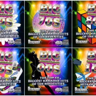 Karaoke CD-de komplekt 40 hitti igast aastakümnest, kokku 240 parimat lugu