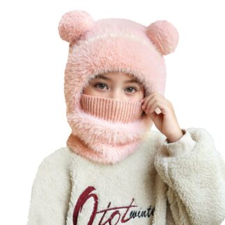 Tuulekindel voodriga müts-sall lastele, hall (s. 4-7a)