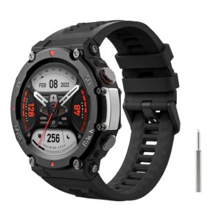 Nutikella rihm Amazfit T-Rex 2, must