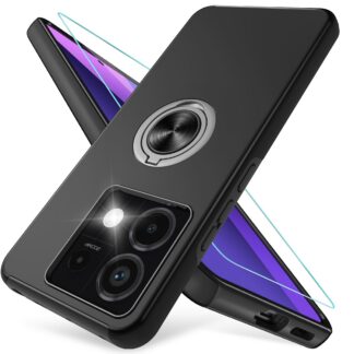 Telefonikaaned Xiaomi Redmi Note 13 Pro 5G, ekraanikaitsega, must