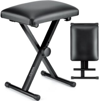 X-kujuline reguleeritav klaveritool, kokkupandav